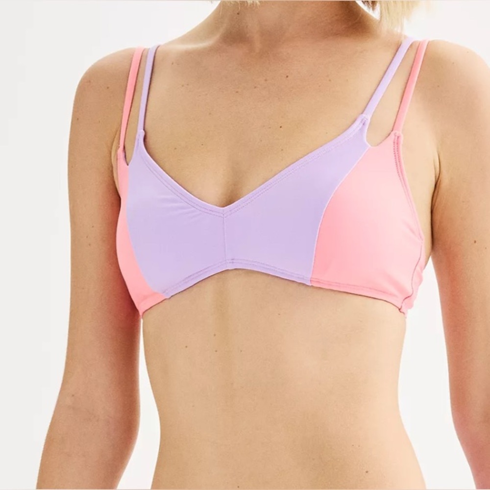 NWT Juniors' Ninety-Nine Spliced Triangle Swim Top